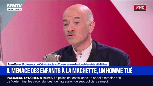 Les policiers ont légitimement peur aujourd'hui, dit Alain Bauer, professeur de Criminologie au Cnam