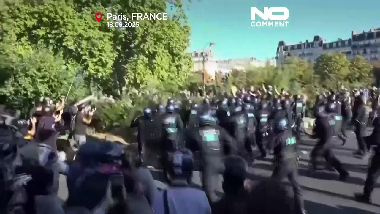 Zusammenstöße in Paris: Proteste gegen Macron-Regierung entflammen