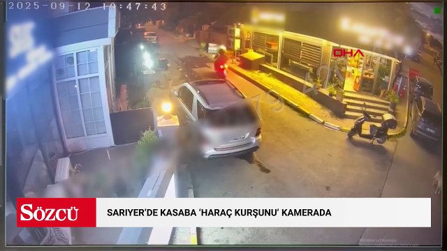 Sarıyer’de kasaba 'Haraç kurşunu' kamerada: 14 yaşındaki şüpheli tutuklandı