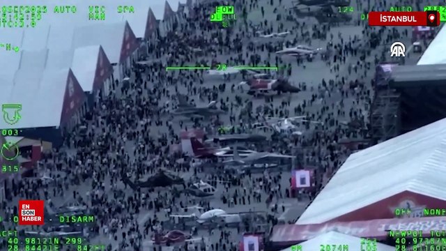 HÜRKUŞ, Çelik Kanatlar ve Bayraktar’lar TEKNOFEST’te uçtu