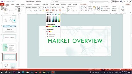 How to Change Text Color in Power Point