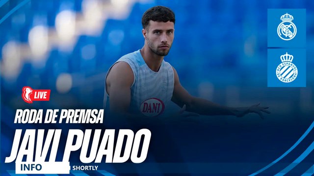 Rueda de prensa de Javi Puado antes del Real Madrid vs Espanyol