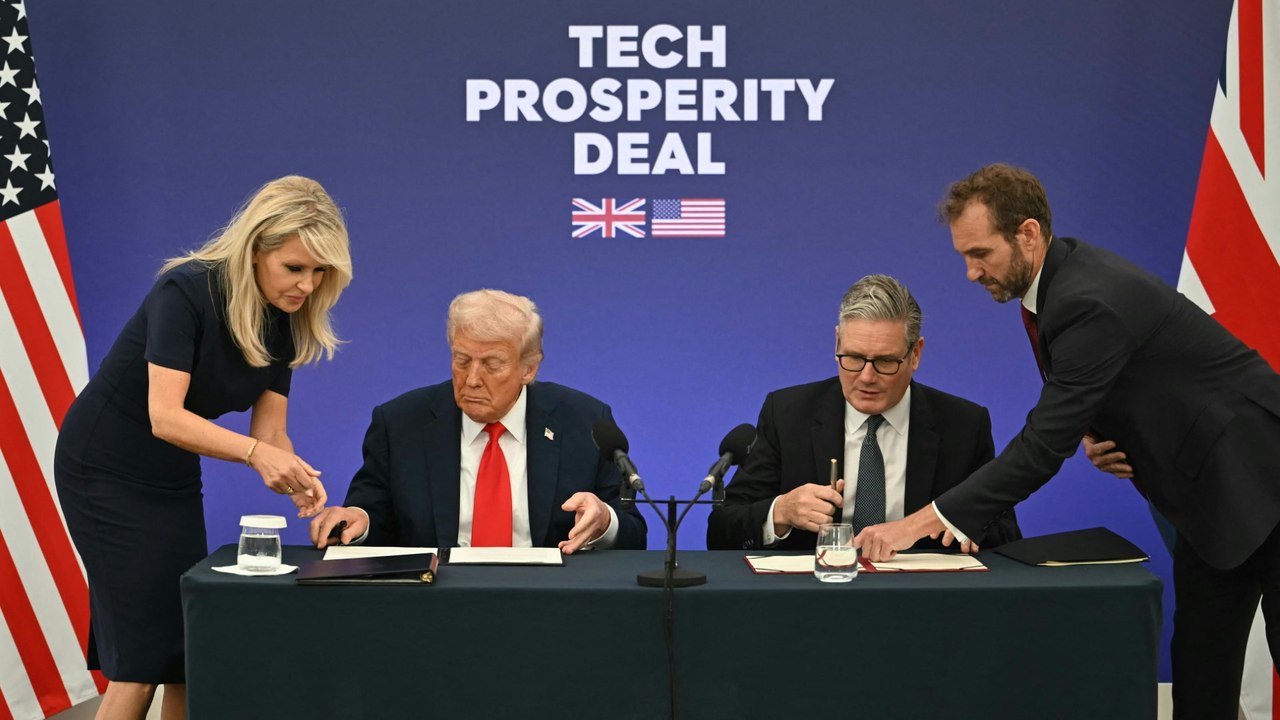 Trump und Starmer unterzeichnen milliardenschweres Technologie-Abkommen