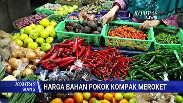 Terbaru! Kenaikan Harga Barang Pokok, Cabai Merah Tembus Rp 90 Ribu per KG di Bandung | KOMPAS SIANG
