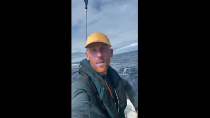 La Solitaire du Figaro Paprec 2025 / Onboard video  au large du cap Finisterre début de soirée (E2 J4)