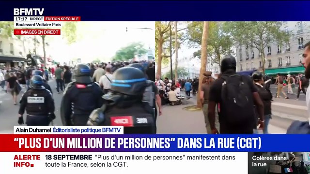 Alain Duhamel était l'un des invités de BFMTV ce jeudi 18 septembre.