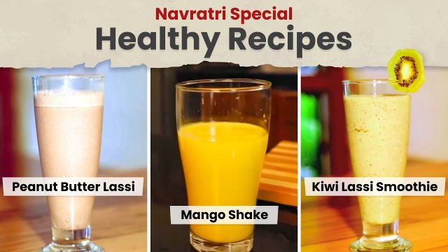 Navratri Special | 3 Fasting Smoothies & Shakes | Upvas Recipes | Cook Book