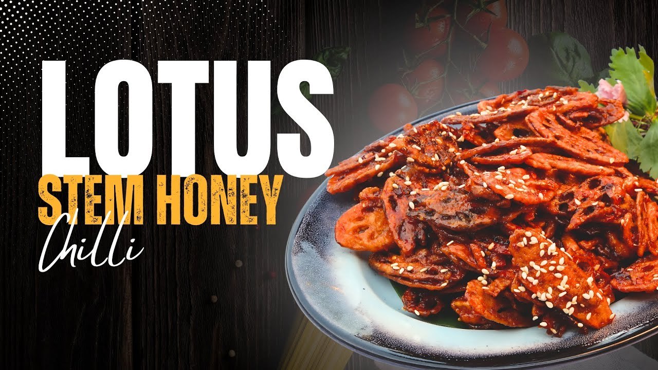 Spicy & Sweet Lotus Stem Honey Chilli Recipe | Easy & Delicious Dish by Cook Book