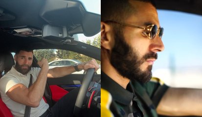 Benzema sube a Instagram un vídeo cometiendo una infracción al volante