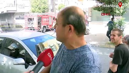Bağcılar'da 5 katlı binada yangın!