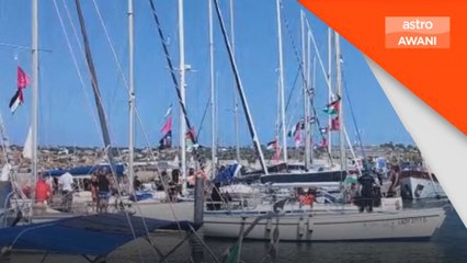 Global Sumud Flotilla di Itali mulakan pelayaran fasa kedua