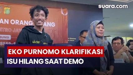 Muncul ke Publik, Eko Purnomo Klarifikasi Isu Hilang di Tengah Demo