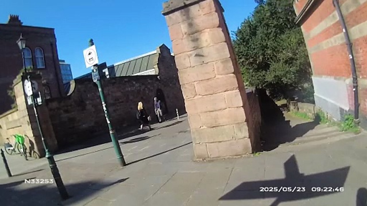 Moment phone robber who targeted kids at Nottingham skate park caught