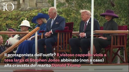 Melania Trump a Windsor: i messaggi nascosti dietro i 5 look della First Lady
