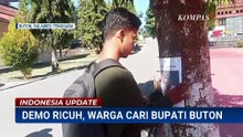 Warga Demo Kantor Pemda Buton, Laporkan Bupati Alfin Sebagai Orang Hilang | INDO UPDATE