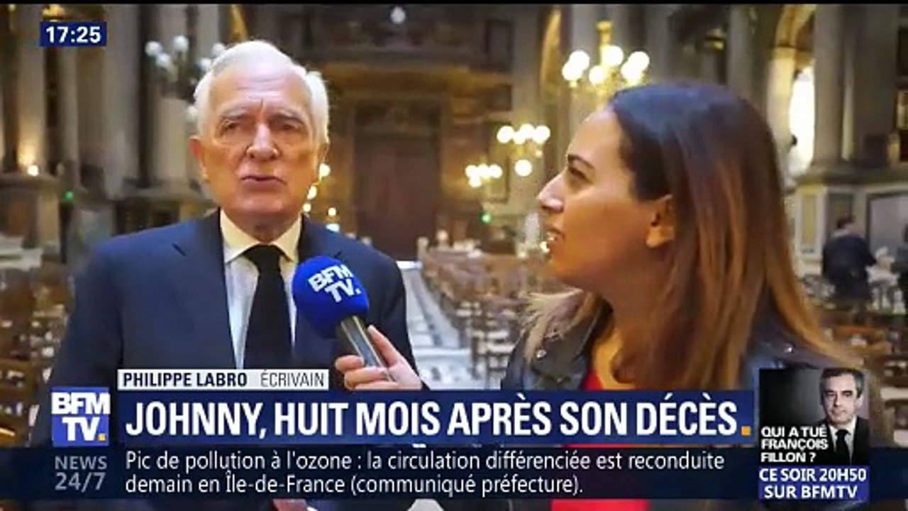 Johnny Hallyday – Septembre 2018 | BFMTV – Philippe Labro rend hommage et évoque la famille