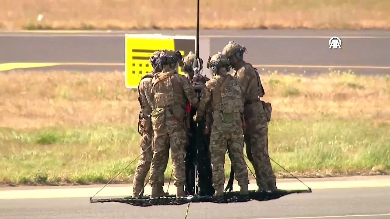 T-70 helikopteri TEKNOFEST semalarında gücünü sergiledi