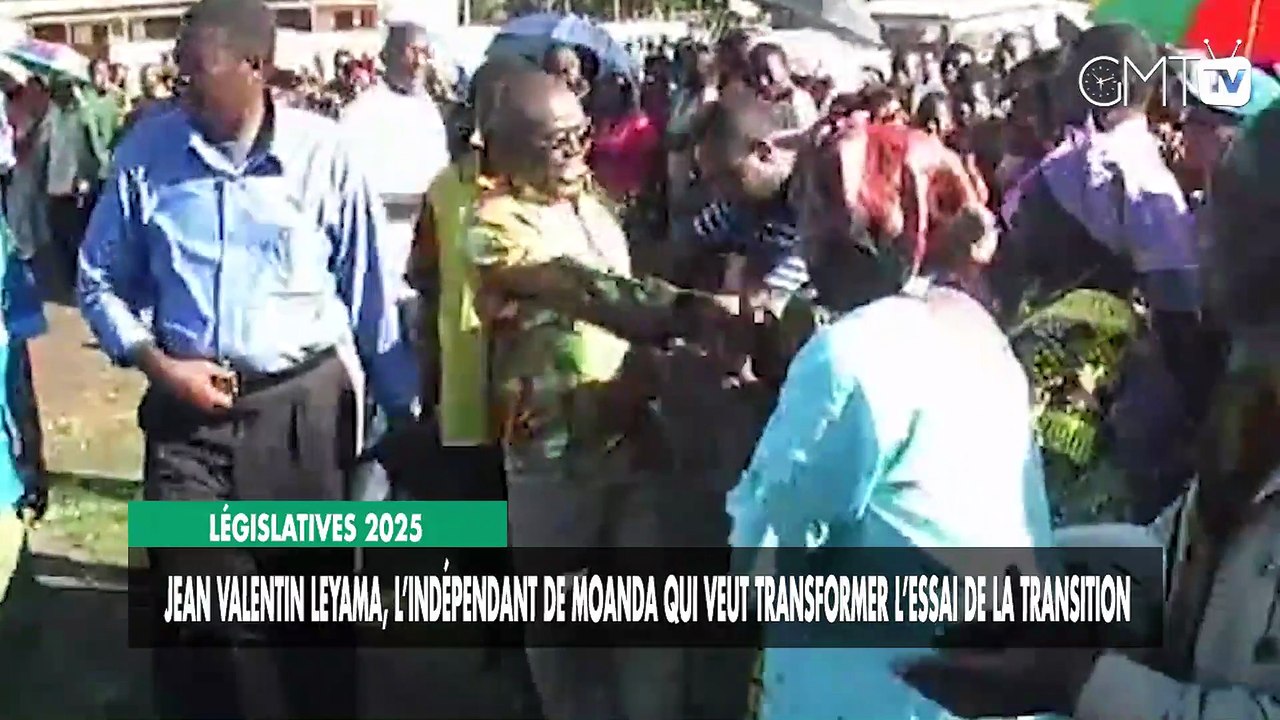[#Reportage] Législatives 2025 : Jean Valentin Leyama, l’indépendant de Moanda qui veut transformer l’essai de la Transition