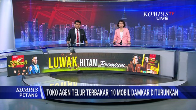 Toko Agen Telur di Matraman Terbakar, 10 Unit Mobil Damkar Diterjunkan ke Lokasi | KOMPAS PETANG