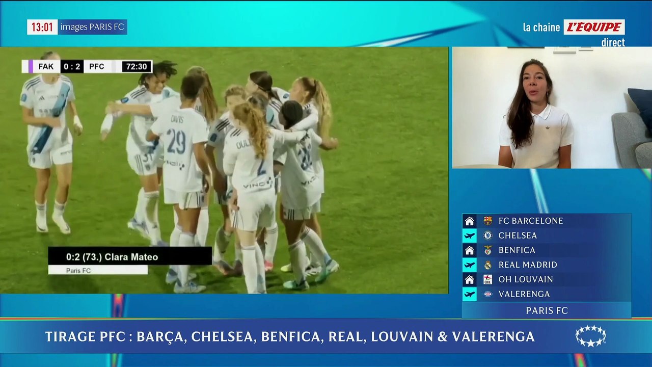 Clara Mateo : « Si on est là, c'est pour affronter des équipes du top niveau européen » - Foot - Ligue des champions (F) - Paris FC