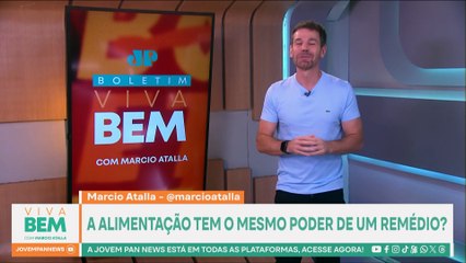 Alimentação tem o mesmo efeito que o remédio? Marcio Atalla explica