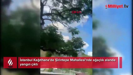 Kağıthane’de korkutan yangın! İtfaiye ekipleri sevk edildi