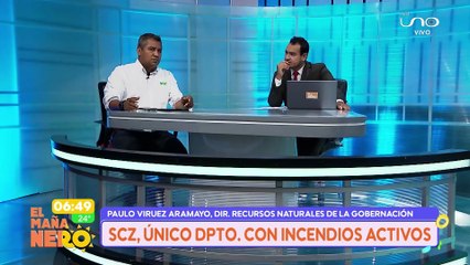 CONTINUA LA ALERTA ROJA POR INCENDIOS EN SANTA CRUZ