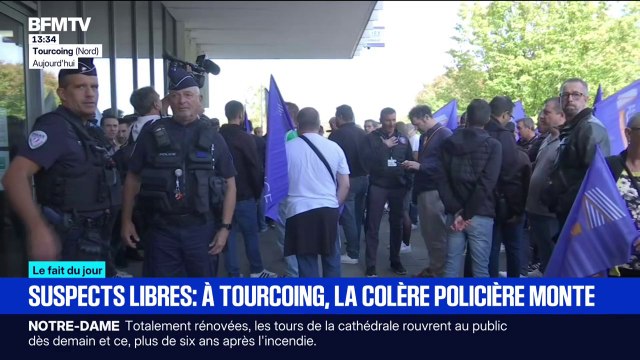 Policier agressé à Tourcoing: l'incompréhension après la remise en liberté des deux suspects