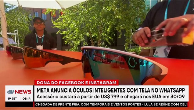 Meta apresenta novos óculos inteligentes; Bruno Meyer comenta