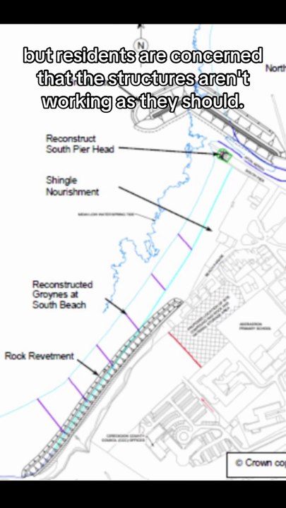 Aberaeron's new £32m sea defences put to the test after week of storms