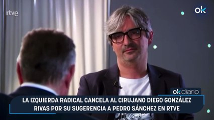 La izquierda radical cancela al cirujano Diego González Rivas por su sugerencia a Pedro Sánchez en RTVE