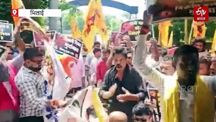 हिंदू युवा मंच ने घेरा रिसाली नगर निगम, कमीशनखोरी का लगाया आरोप, 11 सूत्री मांगों को लेकर सौंपा ज्ञापन