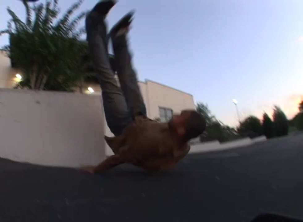 Skateboarder Flips Off Ramp After Losing Balance
