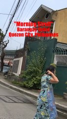 Morning Stroll in Gulod, Quezon City in the Philippines