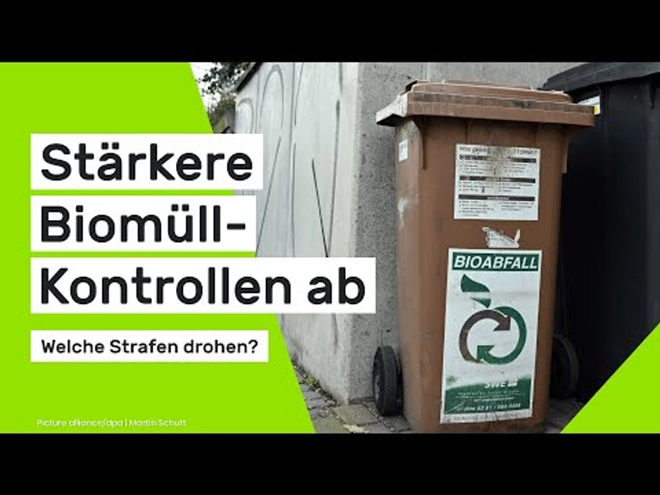 Stärkere Biomüll-Kontrollen ab heute - welche Strafen drohen?