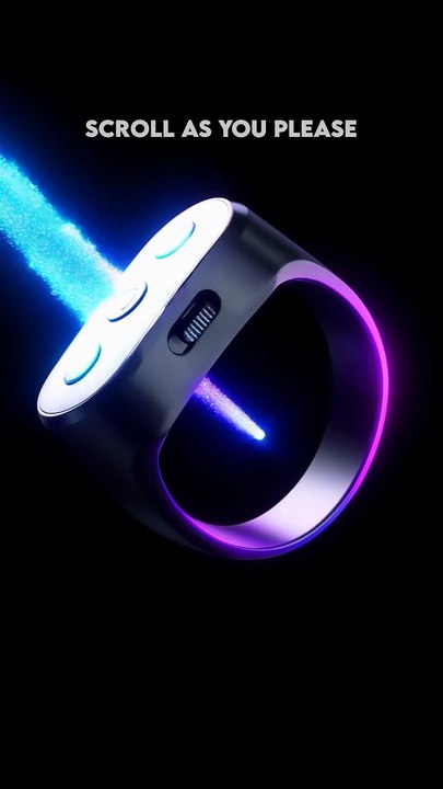 Remote Scrolling Ring: Effortless Scrolling, Page Flipping & Camera Control"