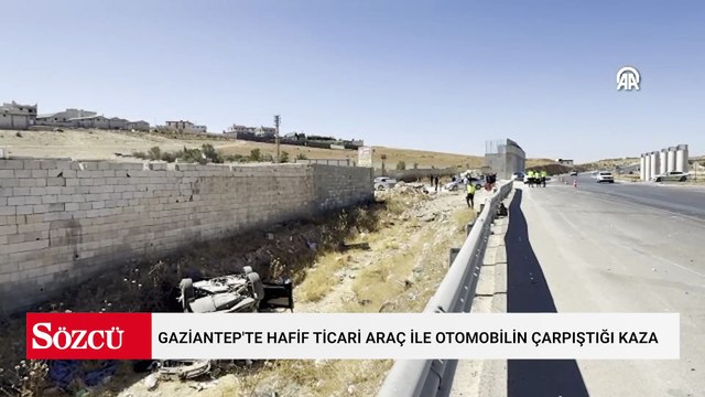 Gaziantep'te hafif ticari araç ile otomobilin çarpıştığı kazada 6 kişi yaralandı