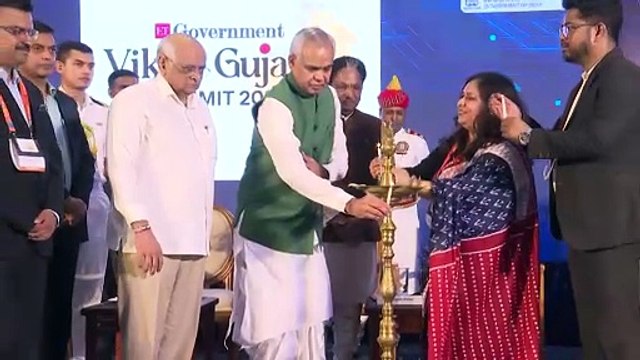 #GANDHINAGAR VIKSHIT GUJARAT SUMMIT 2025 BY #GUJARAT GOVERNOR & CM