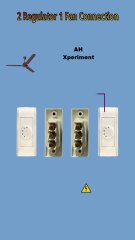 Two-Way Fan Connection Wiring Diagram  #FanConnection #TwoWaySwitch