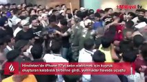 iPhone 17 kuyruğunda kavga! Yumruklar havada uçuştu