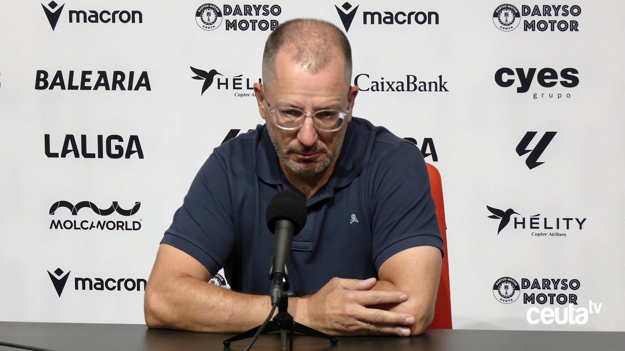 EN VÍDEO - Vea aquí la rueda de prensa íntegra de José Juan Romero en la previa del Ceuta – Zaragoza
