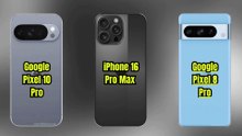 Google Pixel 10 Pro vs iPhone 16 Pro Max vs Google Pixel 8 Pro