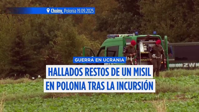 Encuentran restos de misiles y drones rusos en territorio de la Unión Europea