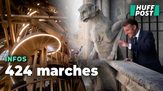 Les images des tours de Notre-Dame, rouvertes au public, après cinq ans de restauration