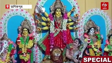 সীমান্তৰ কাঁটাতাঁৰত আবদ্ধ মন্দিৰত দুৰ্গা পূজা, দায়িত্বত বিএছএফ জোৱান