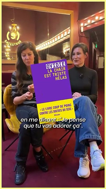 « On ne parle jamais du concret de la se*ualité ! » Anna Mouglalis lit le texte d’Ovidie « La chair est triste hélas » sur scène depuis la rentrée, et ça cartonne ! On est allées les rencontrer une petite heure avant le début d’une représentation. Go a