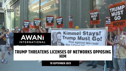 Trump threatens licenses of networks opposing him