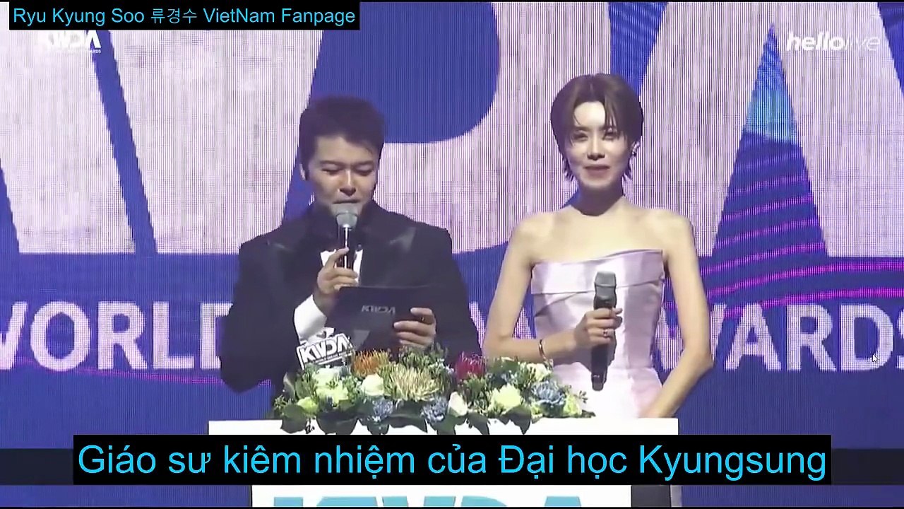 VIETSUB Ryu Kyung Soo làm người trao giải tại  2025 K-World Dream Awards