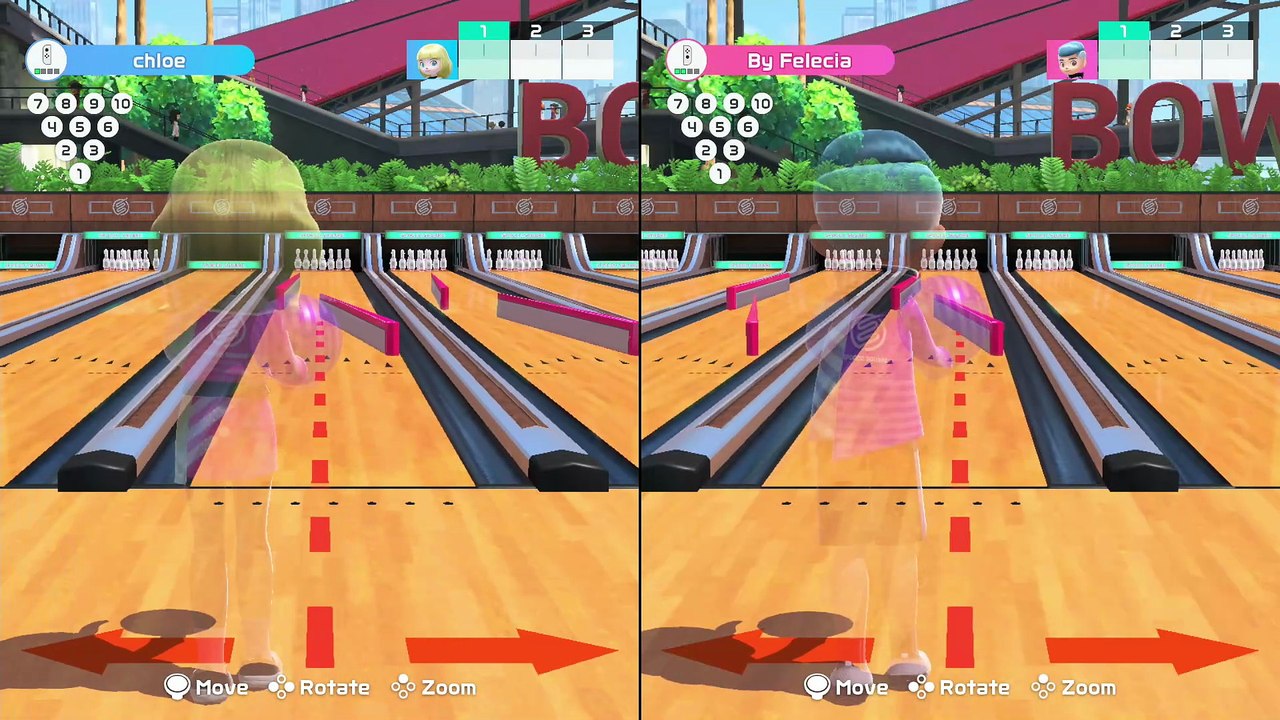 Switch Bowling hard level challenge