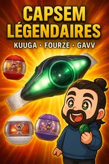 CAPSEM LÉGENDAIRES : Kuuga, Fourze & Gavv débarquent !